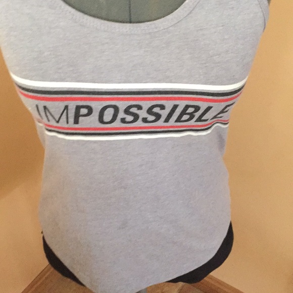 MuscleBox Razor Back Athletic Tee Gray - Picture 2 of 8